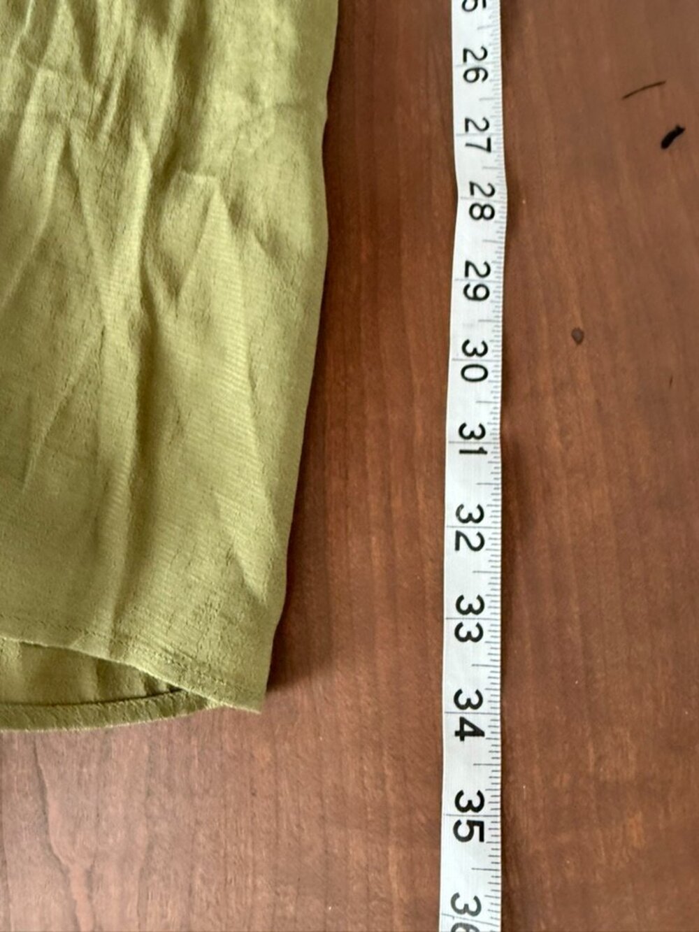 $79 Retail Urban Outfitters Olive Green Button Front Midi Skirt Linen Viscose - Picture 7 of 12